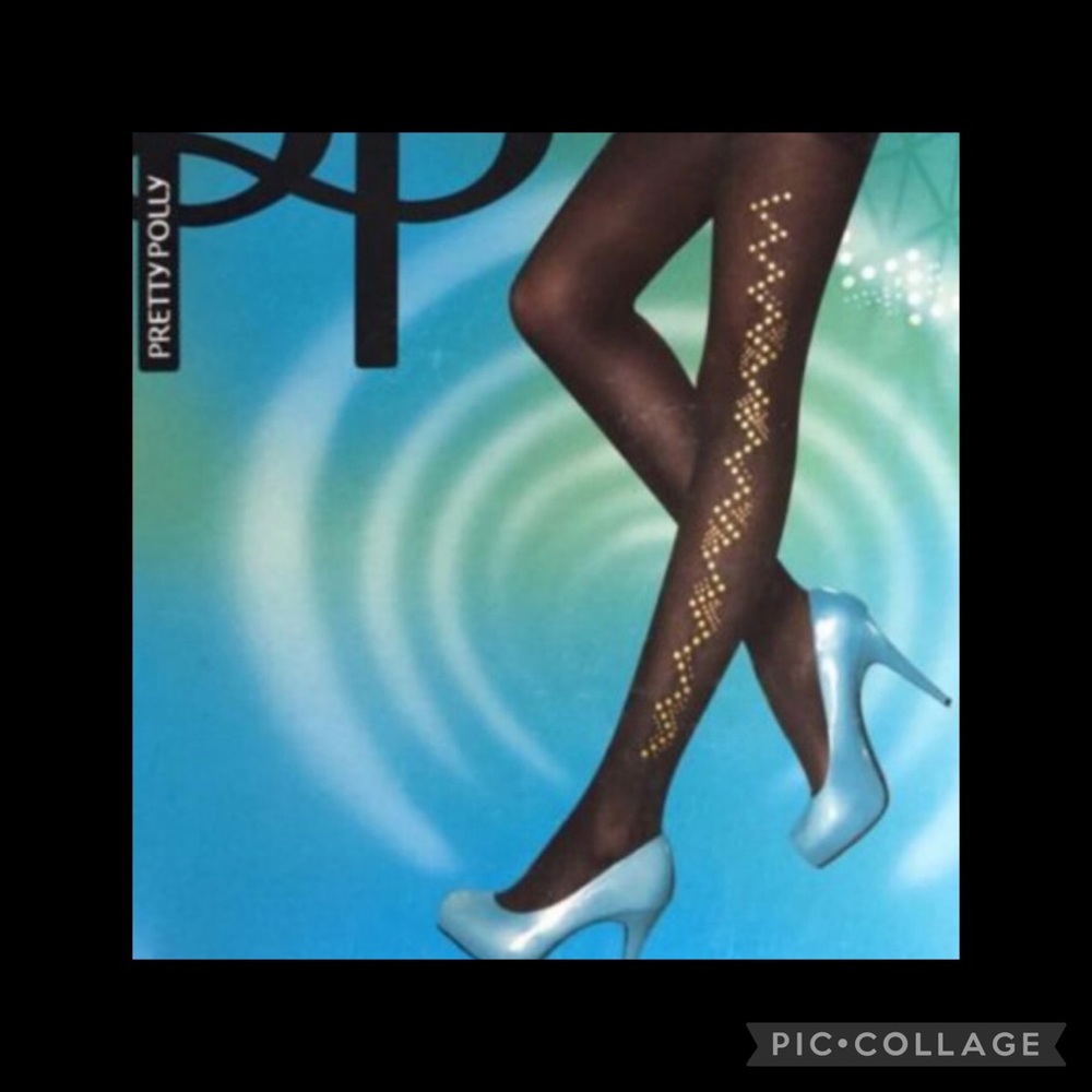 ♦️BNIP Pretty Polly embellished hose